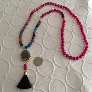 Panacea beautiful colorful statement necklace!